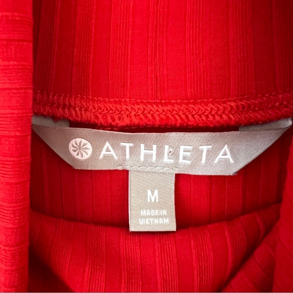 Athleta Red Essence Ribbed Turtleneck - Picture 11 of 14